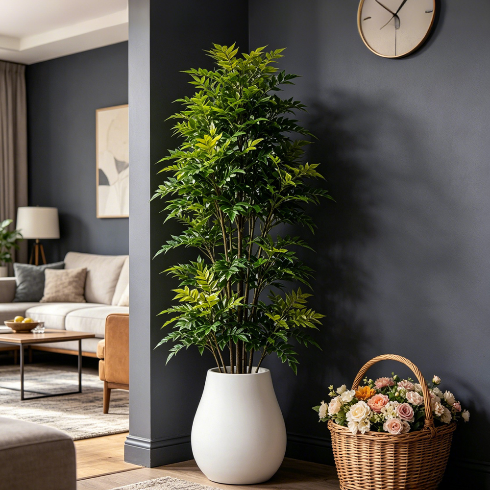 Dracaena Marginata - Искусственное растение Нандина, 73-135 см, имитация