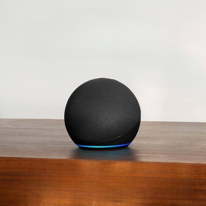 Amazon Speaker Echo Pop - Умная колонка с дисплеем-часами | Комплект