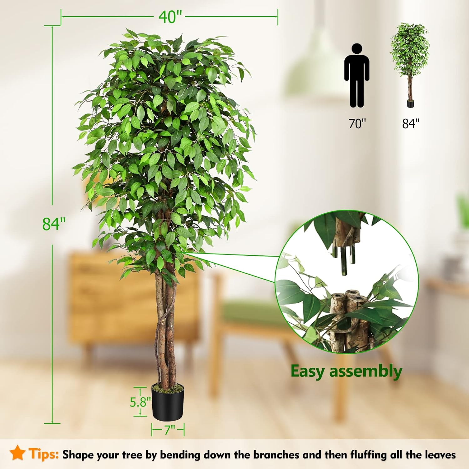 Искусственное дерево фикус с р – обзор и цена Dracaena Marginata