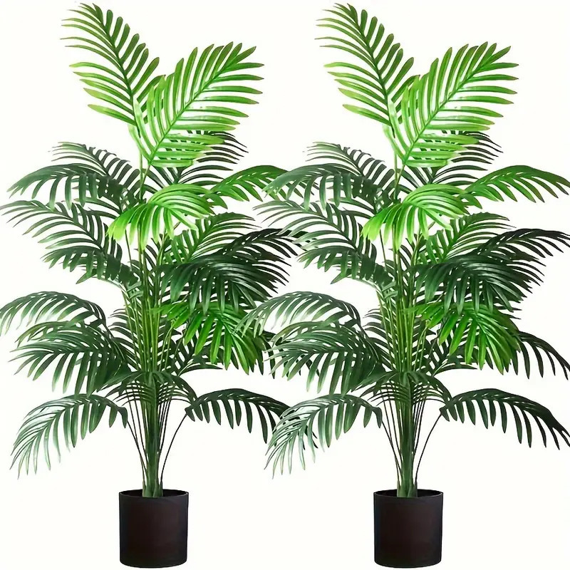 24-листья пальмы Areca, искусс – обзор и цена Monstera Adansonii