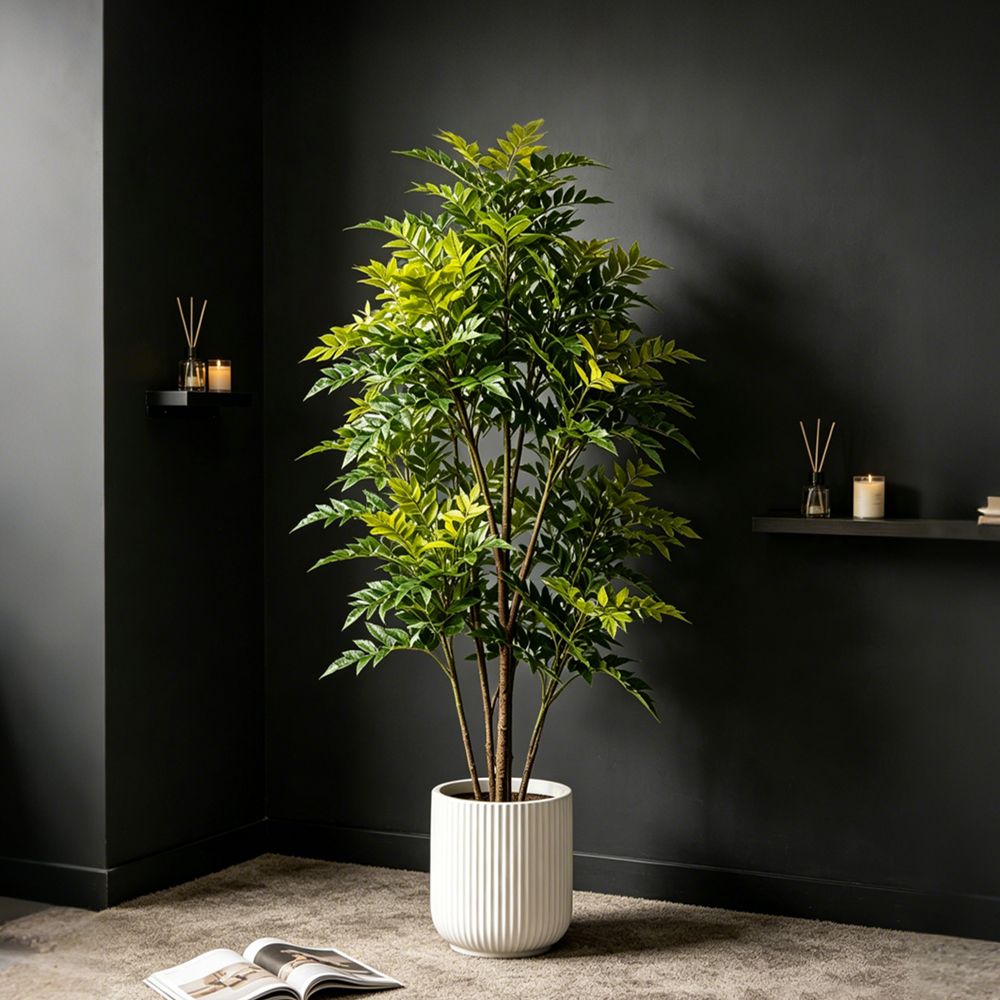 Искусственное растение Нандина – обзор и цена Dracaena Marginata
